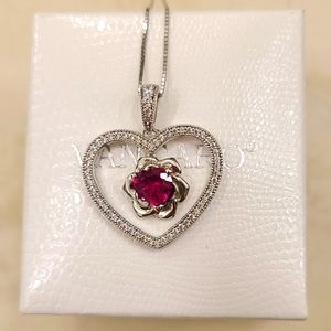 Vancaro Rose Heart Necklace